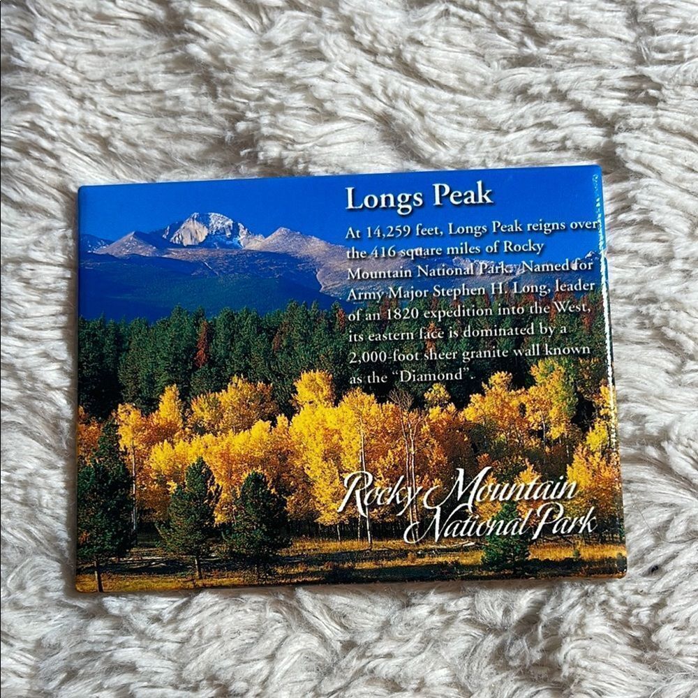 Rocky Mountain national park magnet